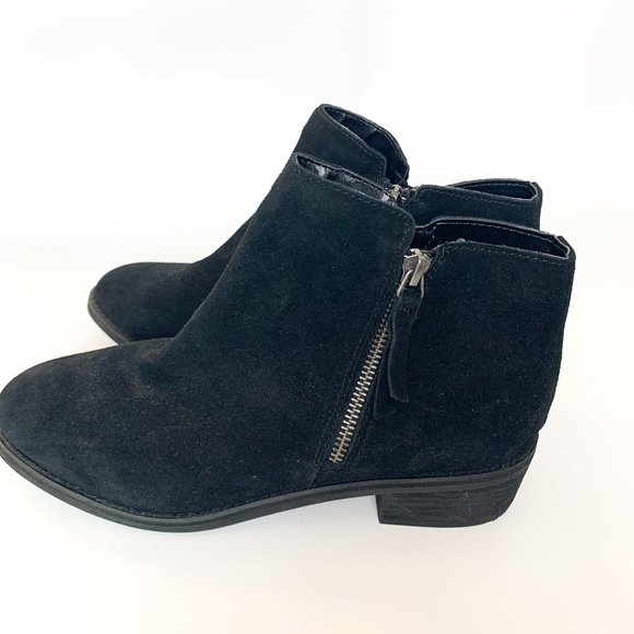 Blondo black suede zip up bootie waterproof 8 - Picture 5 of 7